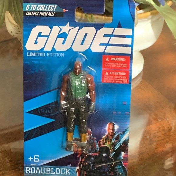 GI Joe RoadBlock Mini Figurine Limited Edition GIJoe Army Man Action Figure toy - Picture 5 of 5